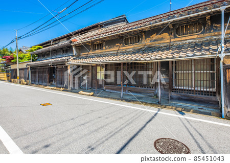 Townscape of Hikone in Shiga Prefecture 85451043