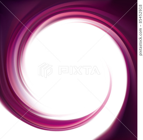 Vector swirling backdrop. Spiral liquid lilac surface 85452918