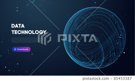 Big Data Technology vector illustration.... - Stock Illustration ...