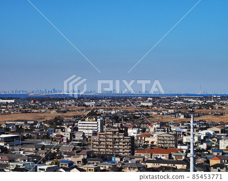 Aqualine and Kisarazu townscape 85453771