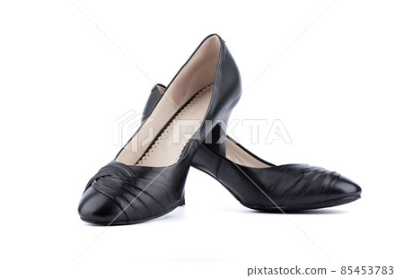 A pair of women's shoes on a white background. A pair of women's shoes on a white background. 85453783