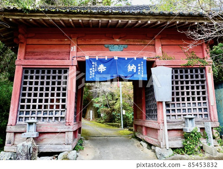 Shrine entrance and torii 85453832