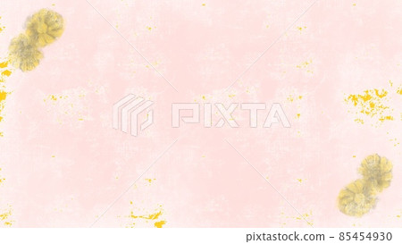 黃色小花框仿古圖（背景圖） 85454930