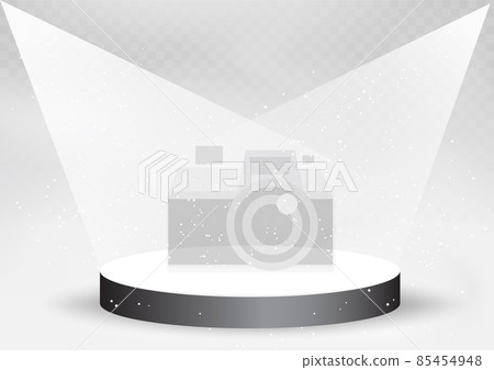 Black podium template with photo icon mockup Black podium template with photo icon mockup 85454948