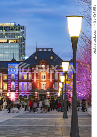 [Cityscape]東京站丸之內站大樓燈飾 85454995