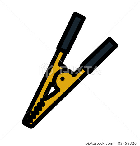 Crocodile Clip Icon Crocodile Clip Icon 85455326