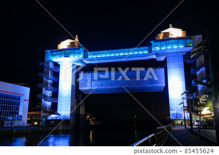 Numazu City, Shizuoka Prefecture Numazu Port at night, Byuo 85455624
