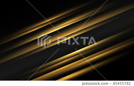 Yellow Speedlight Abstract yellow speed light dynamic on black... - Stock Illustration ...