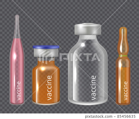Medical ampoules. Healthcare items for treatment chemical vitamins ampoule with vaccine injection from covid viruses decent vector realistic templates Medical ampoules. Healthcare items for treatment chemical vitamins ampoule with vaccine injection from covid viruses decent vector realistic templates 85456635
