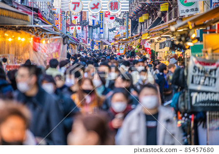Tokyo cityscape in Japan Ameyoko, Tokyo, which celebrated the New Year, is astonishing as it was before the Corona disaster. O stock ... = 1 day Tokyo cityscape in Japan Ameyoko, Tokyo, which celebrated the New Year, is astonishing as it was before the Corona disaster. O stock ... = 1 day 85457680