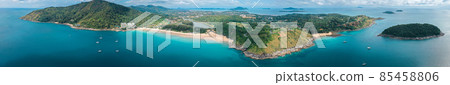 Aerial view of Nai Harn beach in Phuket, Thailand Aerial view of Nai Harn beach in Phuket, Thailand 85458806