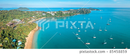 Aoyon beach in east of Phuket island, in Thailand Aoyon beach in east of Phuket island, in Thailand 85458859