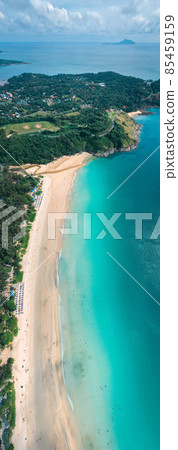 Aerial view of Nai Harn beach in Phuket, Thailand Aerial view of Nai Harn beach in Phuket, Thailand 85459159