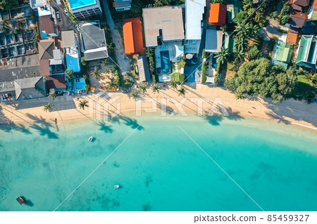 Aoyon beach in east of Phuket island, in Thailand 85459327