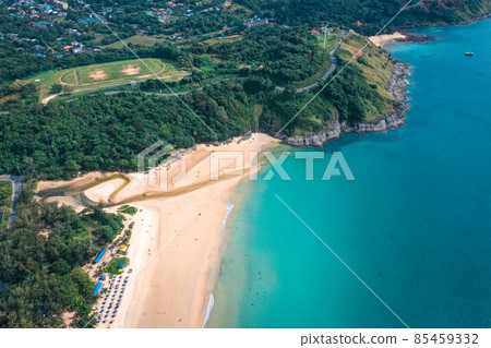 Aerial view of Nai Harn beach in Phuket, Thailand Aerial view of Nai Harn beach in Phuket, Thailand 85459332