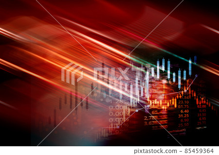 red light and index number and graph of stock market business abstract background red light and index number and graph of stock market business abstract background 85459364
