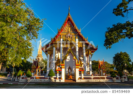 Wat Chalong temple in Phuket, Thailand 85459469