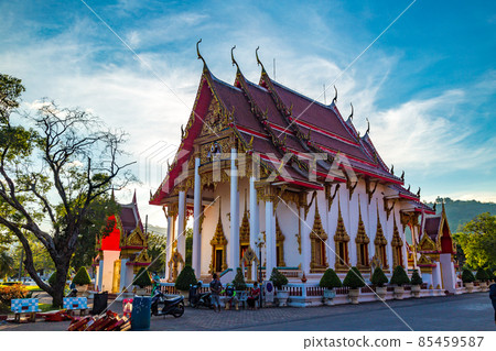 Wat Chalong temple in Phuket, Thailand 85459587