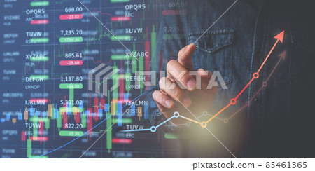 stock prices, chart, stock 85461365