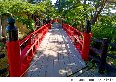 松島的象徵,五台堂,俯瞰從第一座橋通往仙台東北五台堂的透明橋(1) 松島的象徵,五台堂,俯瞰從第一座橋通往仙台東北五台堂的透明橋(1) 85461618