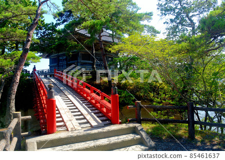 松島的象徵,五台堂,在收緊精神的同時跨越的第二座透明橋的景色,東北,仙台(5) 松島的象徵,五台堂,在收緊精神的同時跨越的第二座透明橋的景色,東北,仙台(5) 85461637