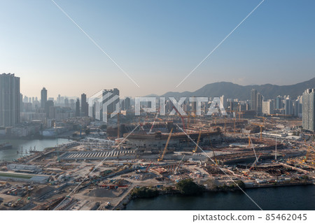 stadium under construction, Kai Tak Sports Park 11 Dec 2021 stadium under construction, Kai Tak Sports Park 11 Dec 2021 85462045