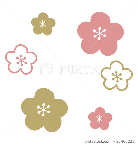 變形梅花的插圖 85463228