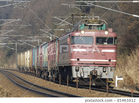 北陸本線椿田栗倉JR貨運EF81-116(富山) 北陸本線椿田栗倉JR貨運EF81-116(富山) 85463812