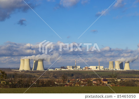 Nuclear power station Dukovany, Vysocina region, Czech republic Nuclear power station Dukovany, Vysocina region, Czech republic 85465050