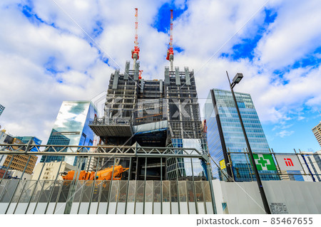 Redevelopment scenery of Toranomon 2-chome, Minato-ku, Tokyo 85467655