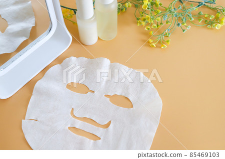 Face pack, sheet pack, moisturizing image 85469103