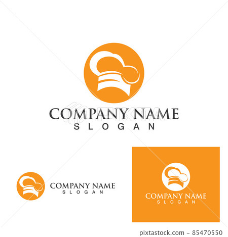 Hat chef logo template 85470550