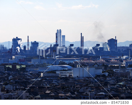 Kimitsu Works Ltd. seen from Kisarazu 85471830