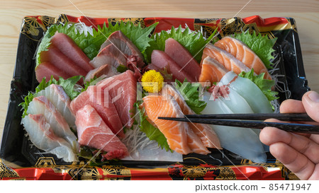 Assorted sashimi / sashimi image 85471947