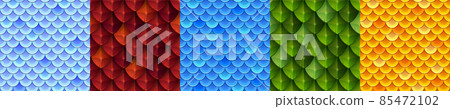 Game textures of dragon, fish skin, cuirass armor 85472102