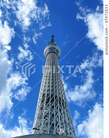 Blue Sky and Sky Tree Blue Sky and Sky Tree 85472633