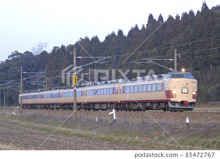 北陸本線大正寺牛野家JR西485系K11編隊（金澤）嘉悅 85472767