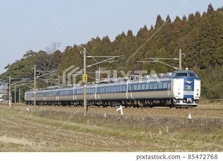 北陸本線大聖寺牛野家JR西485系Y21編隊（金澤）白佐 85472768