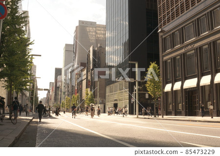 The streets of Ginza The streets of Ginza 85473229