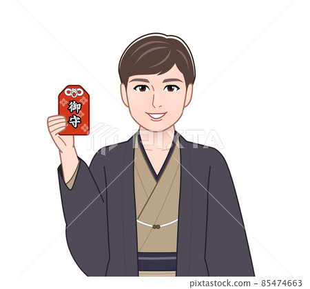 穿著苦色外罩袴的男人 穿著苦色外罩袴的男人 85474663