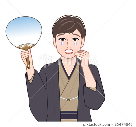 穿著苦色外罩袴的男人 85474845