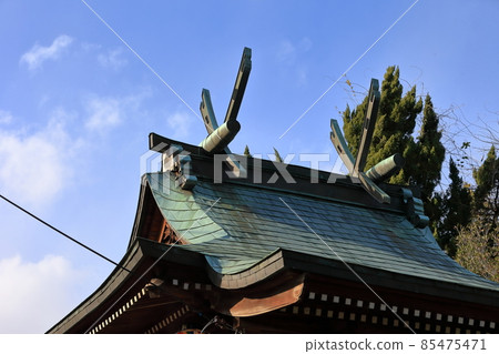 神社屋頂(廣島市淺南區乙志神社) 神社屋頂(廣島市淺南區乙志神社) 85475471