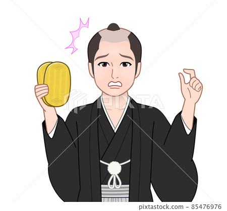 Illustration of a samurai from the Edo period Illustration of a samurai from the Edo period 85476976