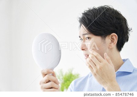 Men's beauty skin troubles 85478746