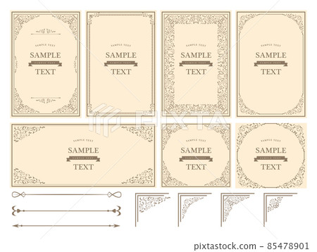 Decorative frame Classic 85478901