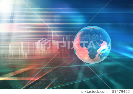 Global network and internet connectivity concept series 85479493