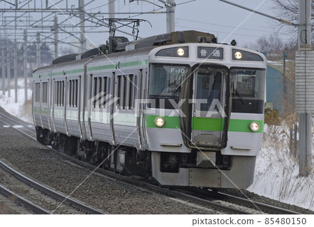 千歲線島松北廣島JR北海道系列721 F10列車（札幌） 85480150