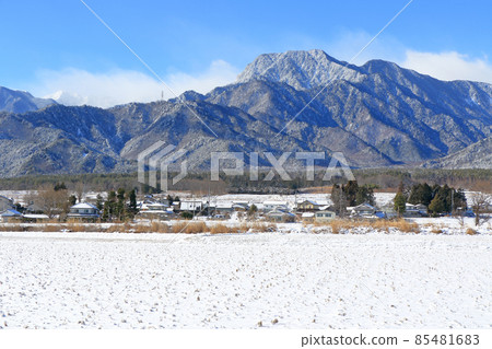 Snow Azumino at the foot of Mt. Ariake 85481683