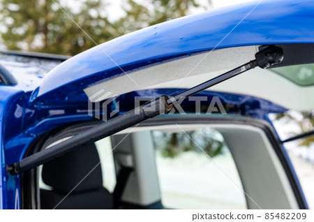 Trunk stops car, trunk in the car and its components. 85482209