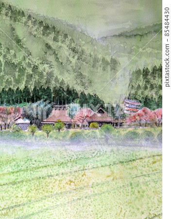 Original scenery of Japan Spring private house 85484430